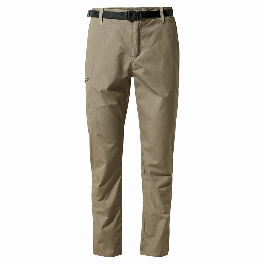 Pantalones Craghoppers Kiwi Boulder Slim Hombre Kaki | WVV5147AK