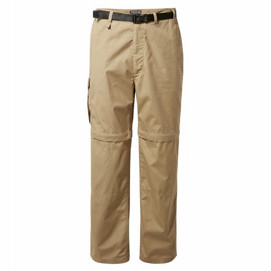 Pantalones Craghoppers Kiwi Hombre Kaki | WBS329ZR