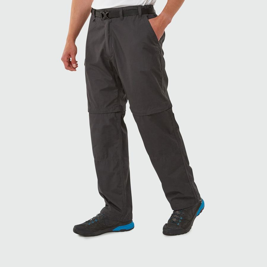 Pantalones Craghoppers Kiwi Hombre Negros | FJO191ZO