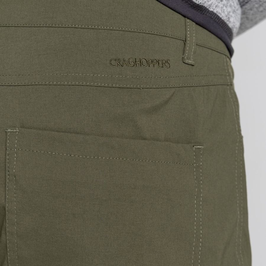 Pantalones Craghoppers Kiwi Pro 5 Pocket Hombre Verdes | RNZ2524IT