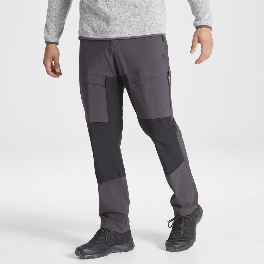 Pantalones Craghoppers Kiwi Pro Expedition Hombre Negros | LRC7196XZ