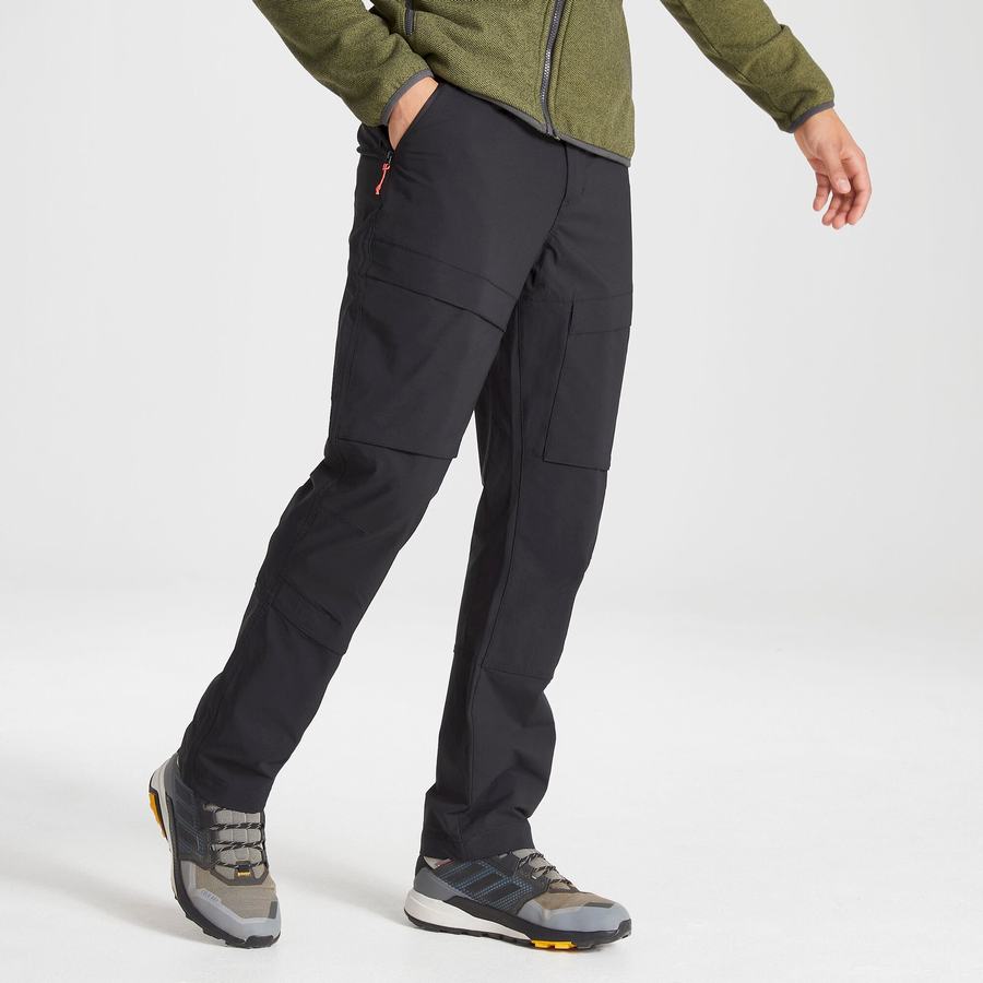 Pantalones Craghoppers Kiwi Pro Expedition Hombre Negros | YSJ1490BJ