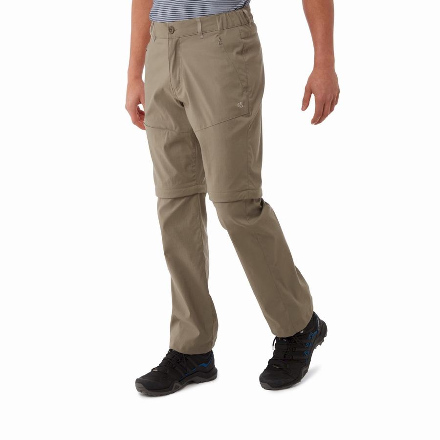 Pantalones Craghoppers Kiwi Pro II Hombre Kaki | NYG1079BJ