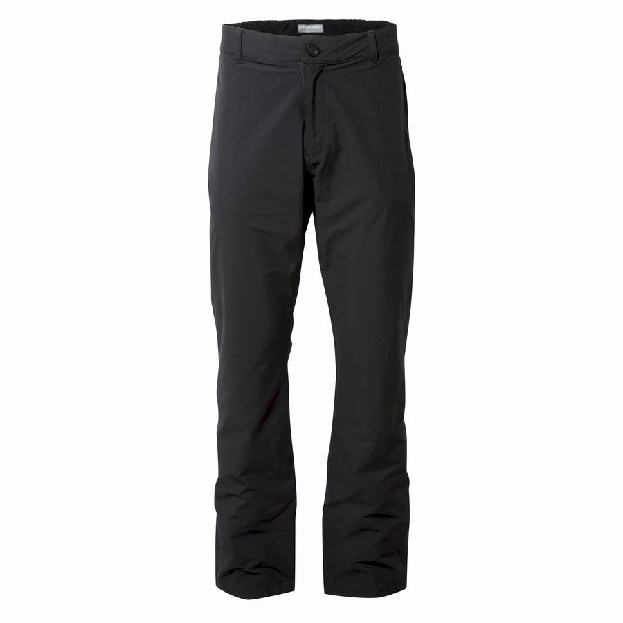 Pantalones Craghoppers Kiwi Pro II Impermeables Hombre Negros | UPC9023DN