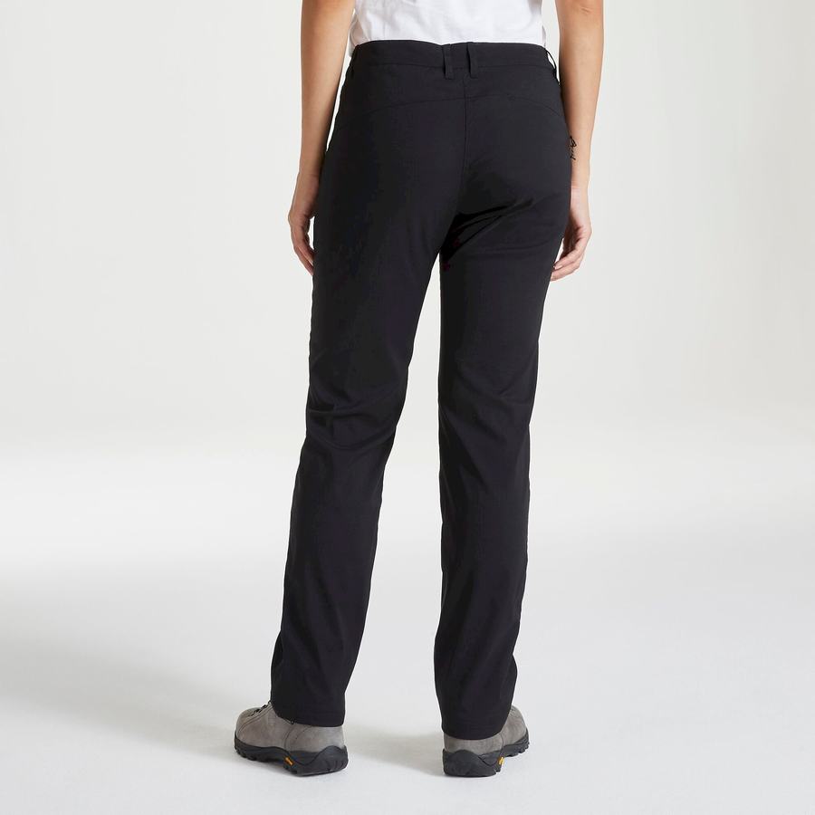 Pantalones Craghoppers Kiwi Pro II Invierno Forro Mujer Negros | EZO845DM