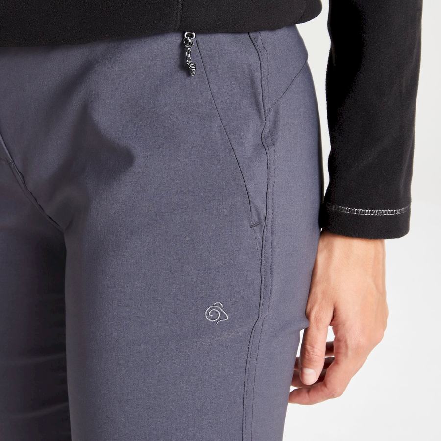 Pantalones Craghoppers Kiwi Pro II Mujer Grises Oscuro | KQH4188IM