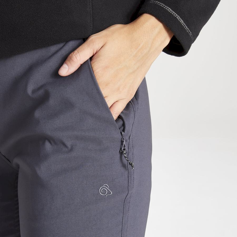 Pantalones Craghoppers Kiwi Pro II Mujer Grises Oscuro | KQH4188IM