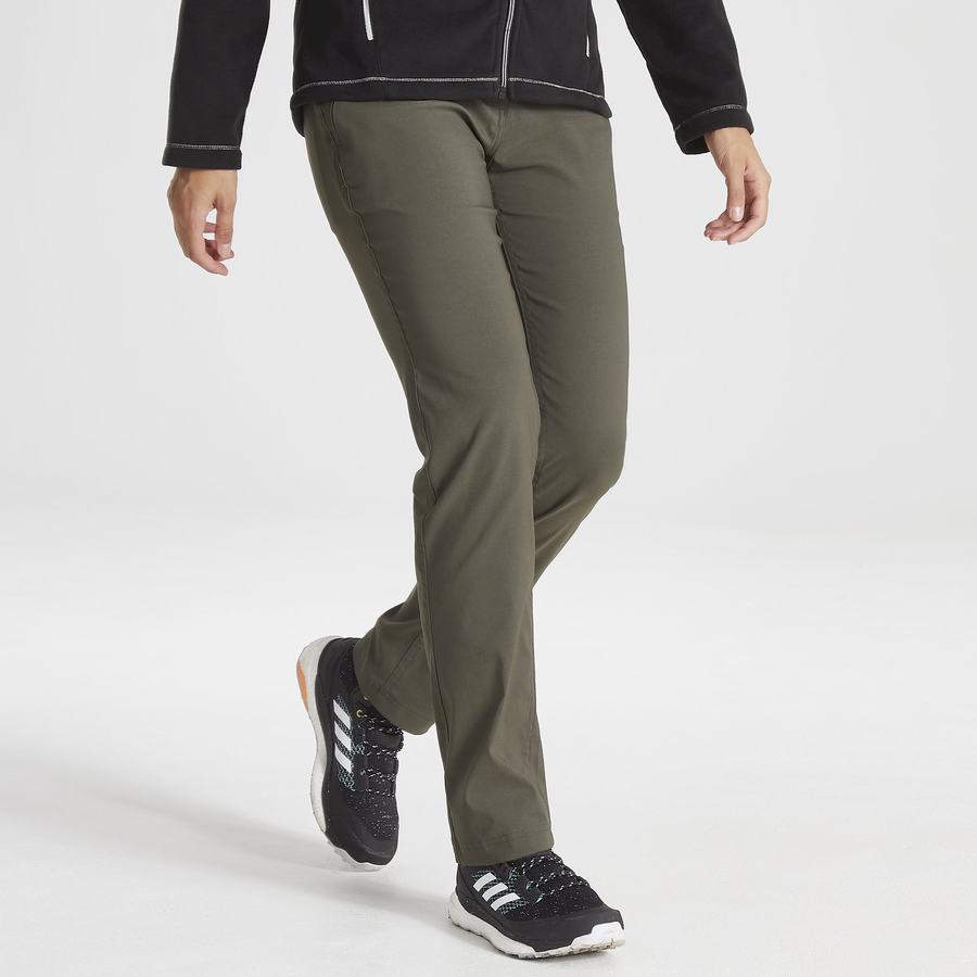 Pantalones Craghoppers Kiwi Pro II Mujer Kaki | ZZQ9394OO