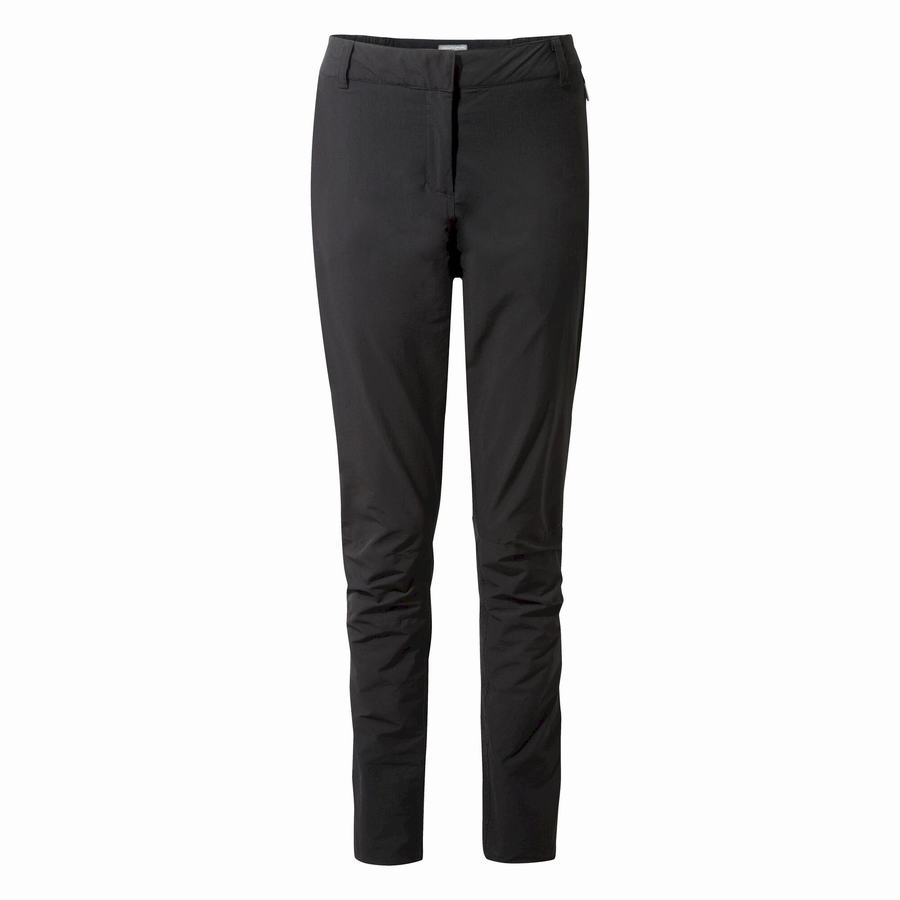 Pantalones Craghoppers Kiwi Pro Impermeables Mujer Negros | VUI1723CS