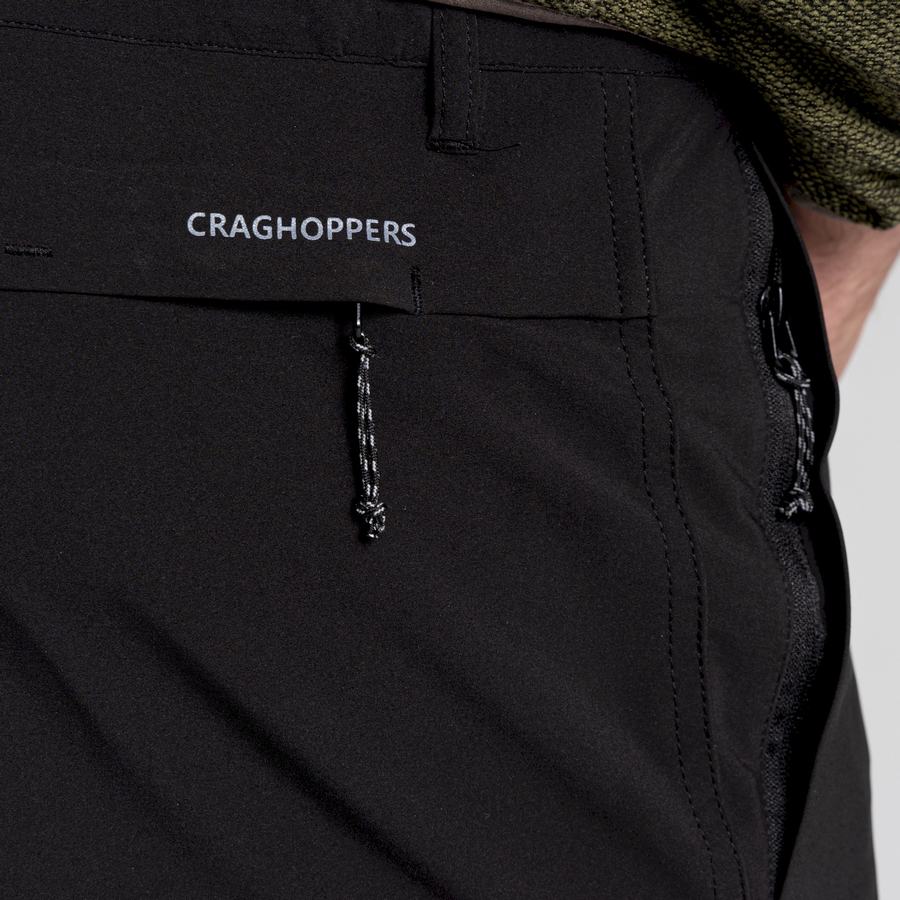 Pantalones Craghoppers Kiwi Pro Softshell Hombre Negros | AVJ10088MA