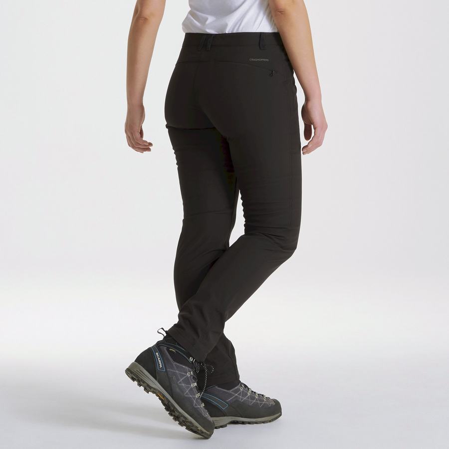 Pantalones Craghoppers Kiwi Pro Softshell Mujer Negros | XZY6279QM