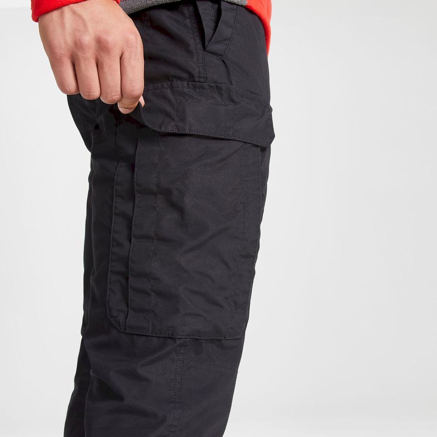 Pantalones Craghoppers Kiwi Slim Hombre Negros | EYZ1281HY