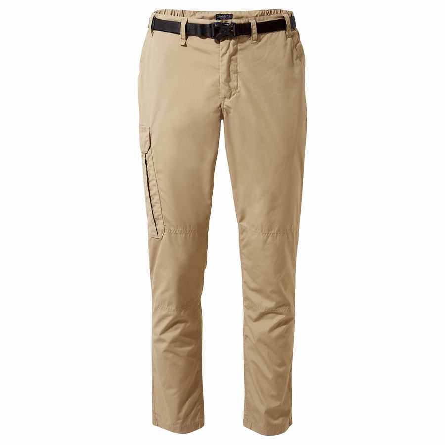 Pantalones Craghoppers Kiwi Slim Hombre Kaki | YOD7510CT