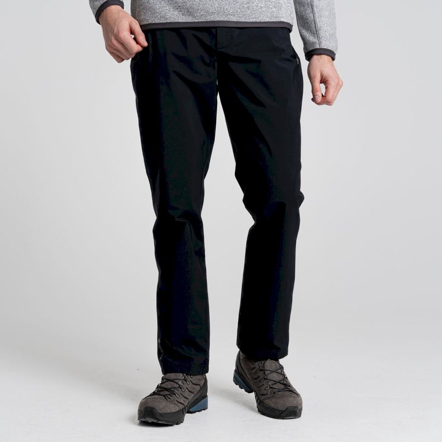 Pantalones Craghoppers Nogales Gore-Tex Hombre Negros | ATP9380SP