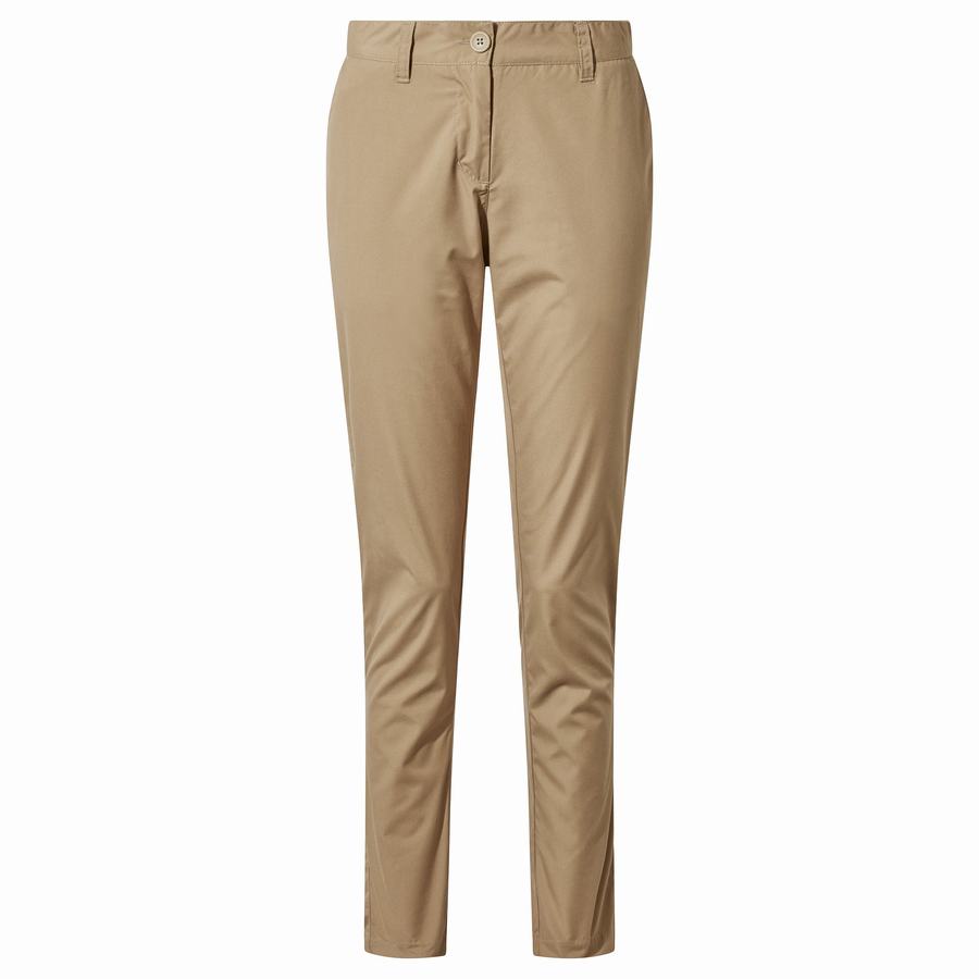 Pantalones Craghoppers NosiDefence Capella Mujer Kaki Oscuro | WHB7969GV