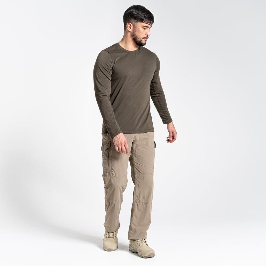 Pantalones Craghoppers NosiLife Cargo II Hombre Kaki | MQC5189OS