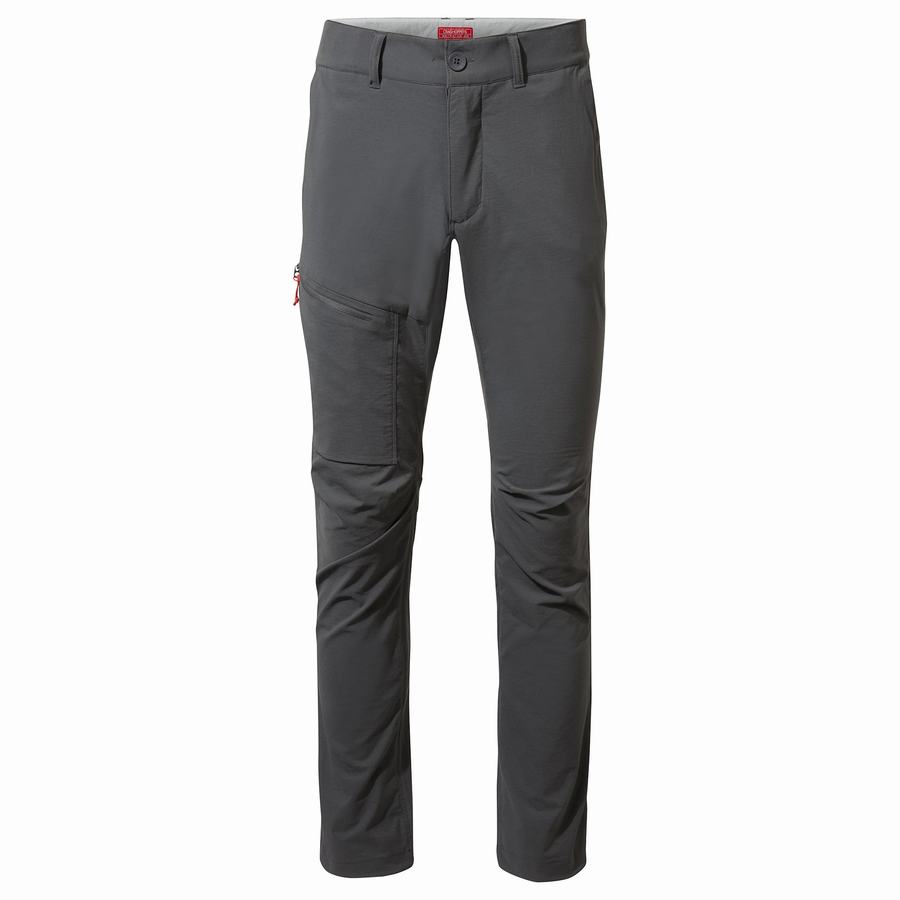 Pantalones Craghoppers NosiLife Pro Active Hombre Grises Oscuro | VEI4390CN