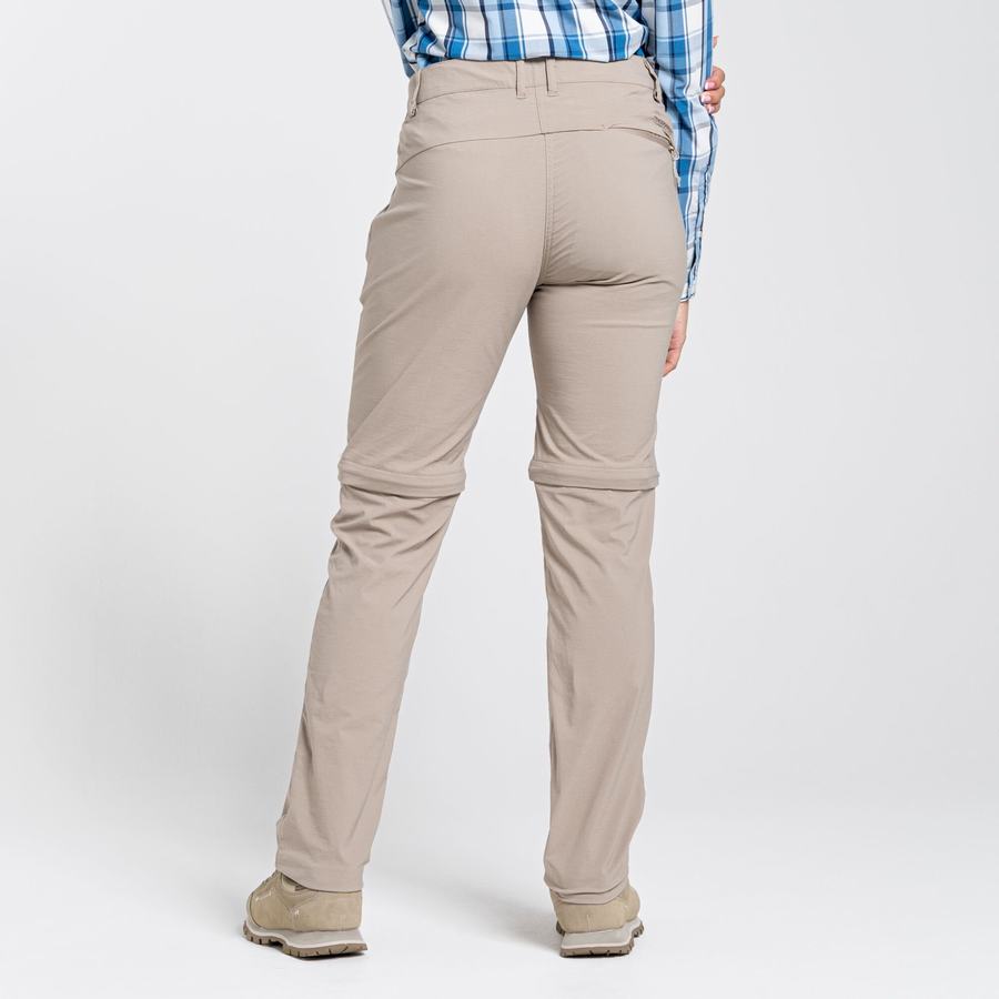 Pantalones Craghoppers NosiLife Pro II Mujer Marrom Claro | UPS726RR