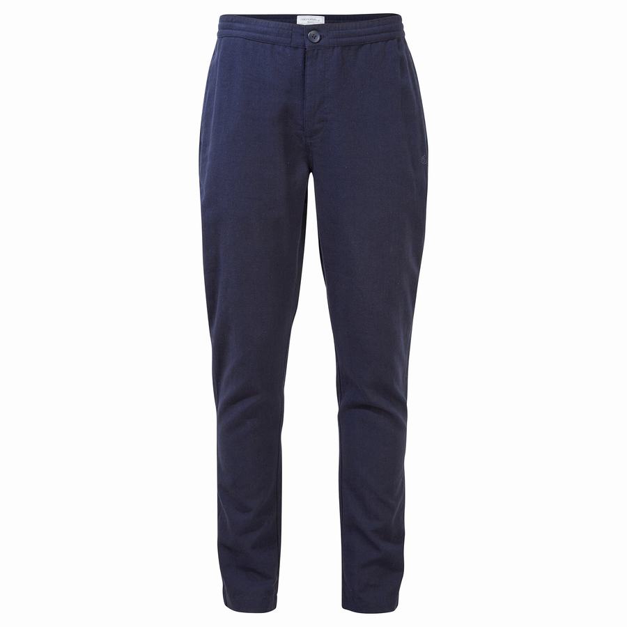 Pantalones Craghoppers Nosibotanical Buck Hombre Azules Azul Marino | BAE9374QH