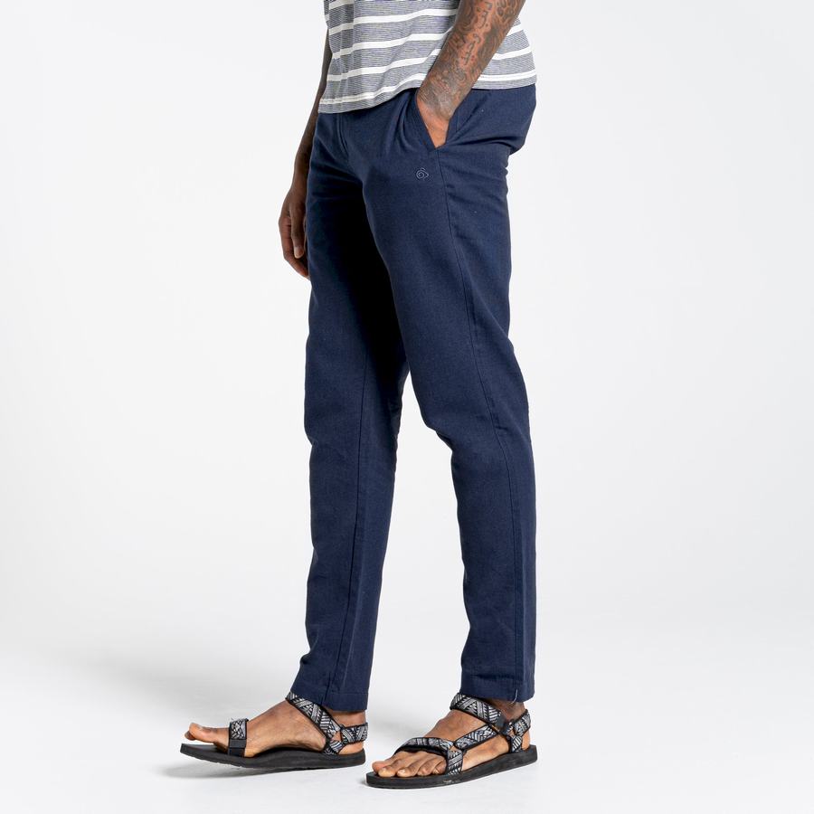 Pantalones Craghoppers Nosibotanical Buck Hombre Azules Azul Marino | BAE9374QH