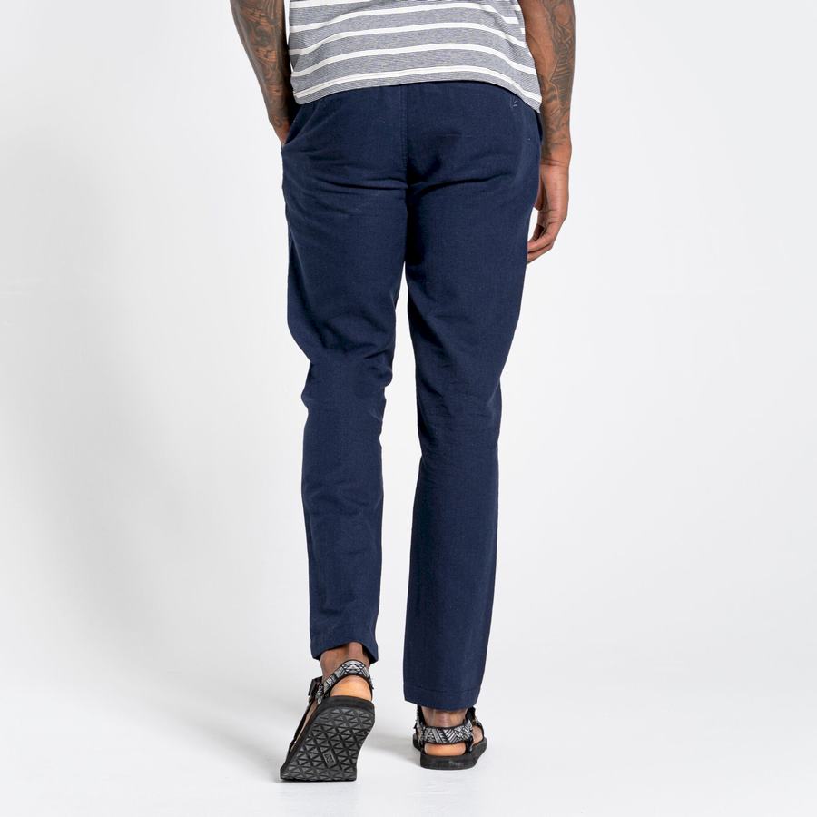 Pantalones Craghoppers Nosibotanical Buck Hombre Azules Azul Marino | BAE9374QH