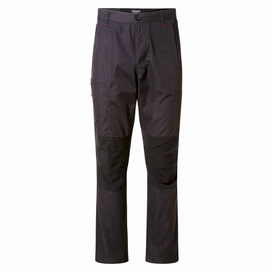 Pantalones Craghoppers Verve Hombre Negros | WVF9665GB