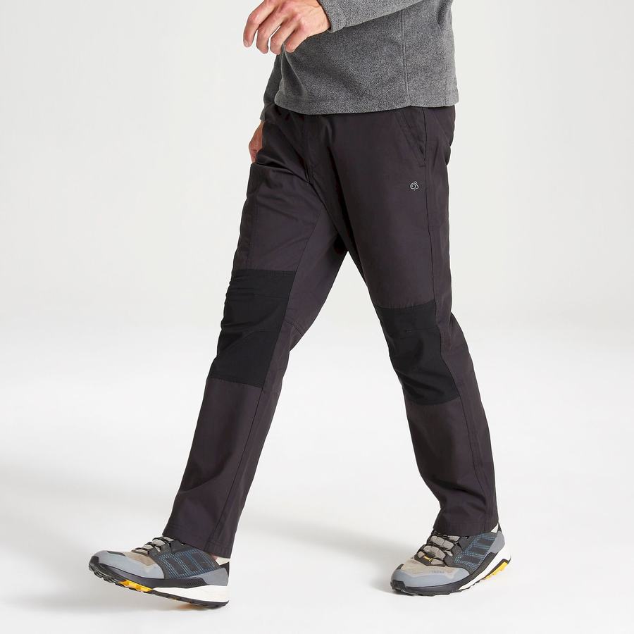 Pantalones Craghoppers Verve Hombre Negros | WVF9665GB