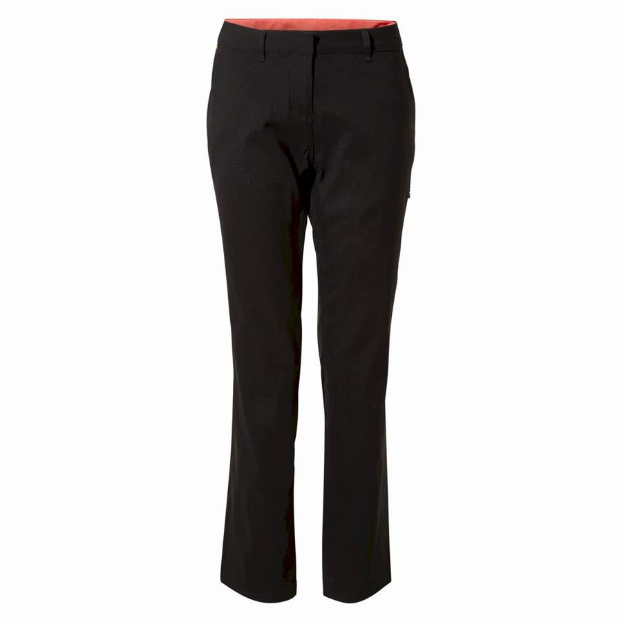 Pantalones Craghoppers Verve Mujer Negros | VAD2419DI