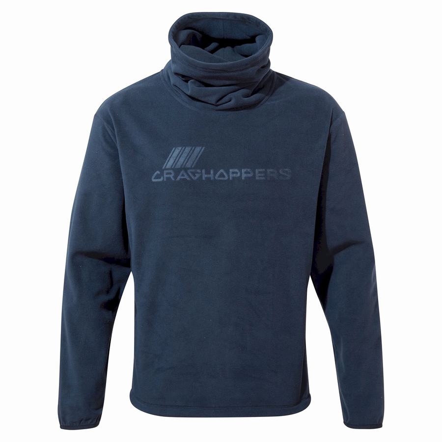 Sudaderas Craghoppers Frey Overhead Hombre Azules Azul Marino | FCX943ZM